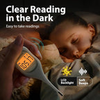 Boncare 9 Seconds Basal Body Thermometer for Ovulation, Oral Thermometer for Adults and Kids - Accurate Rectal Thermometer, with Fever Alarm and Large Display (Rice-White)