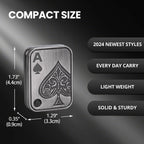 EDCFANS Fidget Sliders, Metal Fidget Toys Adults, Magnet Fidget Toys for Anxiety ADHD, EDC Fidgets Push Poker Card, Stress Relief Desk Toys for Office, Cool Gadgets Gifts for Teens Men