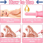 Gas and Colic Reliever for Babies, 20 Count Natural Solution Effective Instant Constipation Gas Relief for Babies Boys Girls Colic and Gas Relief, Pink