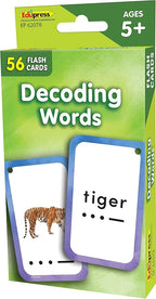 Teacher Created Resources Decoding Words Flash Cards (EP62078), Medium