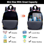 Accmor Toddler Leash Baby Dinosaur Backpack Harness with Anti Lost Wrist Link, Cute Mini Child Daycare Bag with Tether Hold Kids Close While Outdoor Walking for Baby Boys Girls