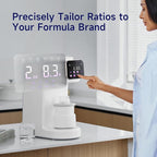 PureMix Baby Formula Dispenser - Formula Maker - Automatic Powder Blending with Accurate Temperature Control, Compatible with Most Formula Brands and Bottle Sizes