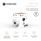 Motorola Nursery HD 1080p Baby Monitor with Camera and Audio, 2-Way Audio with Remote Pan/Tilt/Zoom, Temperature Sensor, Lullabies, Night Vision, PIP1010