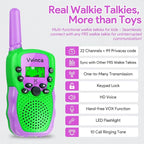 Vvinca Walkie Talkies for Kids Rechargeable, Spider Toys for Ages 3 4 5 6 7 8 9 10 Boys Girls Christmas Birthday Gifts for 3-12 Year Old, 2 Way Radio 22 CH VOX Long Range Walkie Talkie with Flashlight