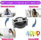 Desk-Kinetic-Toys Cool-Gadgets for Fidget: 20Mins Spinning-Tops, Cool-Stuff Figet Game for Adult Teen Children Kid, Optical-Illusion Stress Relief Gifts for Man Women Office School Home Christmas