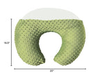 Nursing Pillow and Positioner for Breastfeeding, Ultra Soft Baby Breastfeeding Pillows for More Support for Mom and Baby, with Premium Removable Cover (Tarragon)