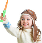 Toy Knife Carrot Knife Toy Butterfly Toy Knife Plastic Gift for Adults ADHD Fidget Toys Stress Sensory Toy for Autism Add Anxiety Relief, Large(6 Pcs, Normal)