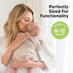 Organic Burp Cloths Baby Boy, Girl - 6-Pack Large Cotton Burping Cloths for Babies, Spit Up Rags, Super Absorbent, Ultra Soft Newborn Rag, Gender Neutral, Machine Washable, Durable (Soft White)