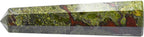 Amazing Gemstone Dragon Bloodstone Crystal Towers - Natural Healing Crystal Point Obelisk for Reiki Healing and Crystal Grid (3 Inch)