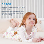 TotAha Toddler Sleep Sack with Legs, 0.5 TOG Light and Soft Baby Sleeping Bag, Walker Sleep Sack for Babies 12-24M, 2T-3T