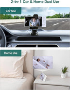 BABELIO Wireless Baby Car Camera with 5" HD Night Vision, Battery-Powered Rear Facing Car Seat Monitor for Kids and Pet, Easy Install 360° Rotatable Backseat Mirror, Newborns Travel Essentials Gifts