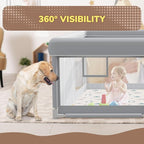 Large Baby Playpen 74"x50" with Mat Play Pens for Babies and Toddlers, Large Play Yards for Indoor & Outdoor with Zipper Gates