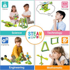 makerzoid Building Robot Kit, 370+ Educational DIY Building Blocks, 100+ Models STEM Robot Toy for Kids Ages 6+, Birthday Christmas Graduation Gift for Boys Girls