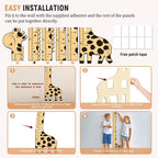Wooden Growth Chart for Kids,Giraffe Height Chart for Boy Girls,Measuring Board for Kids Height,for Child's Room,Nursery Decor Decoration Wall Art (giraffe)