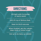 Oilogic Oatmeal Epsom Salt Bath Soak for Babies - Gentle Baby Bath Essentials Soothe & Cleanse Baby Bottoms - Fragrance-Free & Pediatrician-Tested Bathing Skin Care, 16 Oz