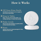 Nasal Rinse Salt Tablets, pH Balanced, A Better Alternative to Saline Packets for Fast Relief, Works with Any Sinus Rinse Bottle Nasal Irrigation System, 30 Count