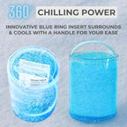 Portable Cooler, Breastmilk Chiller, Large Real-Time Temperature Display, Double Vacuum Insulation, 360° Cooling 24 Hours, Stainless Steel, Versatile Storage, up to 2L