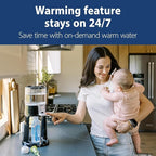 Dr. Brown's Insta-Prep Warm Water Dispenser with Baby Formula Dispenser, Blue