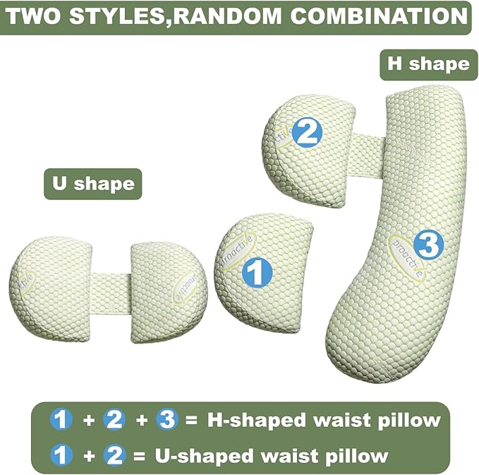Pregnancy Pillows for Sleeping, Pregnancy Must Haves Body Pillow, Maternity Body Pillow for Adults, Support for Back, Legs, Belly, HIPS