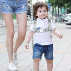 Accmor Toddler Harness Leash+ Anti Lost Wrist Link, Cute Dinosaur Kids Harness with Leash, Collapsible Child Leash Baby Walking Wristband Assistant Strap Belt for Boys