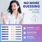 Pelvana Pregnancy and Ovulation Test Strips Combo Kit - 25 LH Fertility Test Strips + 10 Pregnancy HCG Checker Kits - Identify Your Peak Fertility Days - Easy at Home Ovulation Tests (35 Piece Kit)