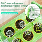 Kids Plant Growing Kit - Kids Greenhouse & Flower Growing Kit with Hydroponic Growing System, Thermometer,Wind Vane & Tools, Educational STEM Plant Growing Set