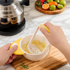 Baby Food Maker with Handle, Food Grade Large Capacity Puree Maker with Masher Non-Slip Heat Resistant Grinder for New Parents