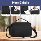 Breast Pump Bag for Spectra S1 S2, Pumping Bag with Waterproof Mat for Pumps Accessories, Portable Pump Carrying Case for Work, Travel and Family Use, Black