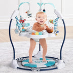 Baby Activity Center Jumper Interactive Activity Jumper Play Center with Infant Toys, 360° Rotating Seat