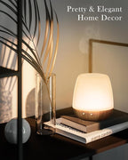 Glass Essential Oil Diffuser, 180ml Ultrasonic Aroma Diffuser for Essential Oil Large Room, Auto-Off Timer & Night Light with 7 Mood Lights, Quiet, Air Diffusers for Home Bedroom Office, Gift Idea