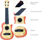 17inch Mini Guitar Toy, 4 Strings Guitar for Kids Musical Instrument Toys for Toddler Kids/Boys/Girls/Beginner.