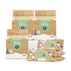 ECO BOOM Bamboo Baby Wipes | natural | 100% Plant-Based & fragrance free | Unscented & safe for Sensitive Skin | 99% Water | 16 Pack, Bulk Total of 960