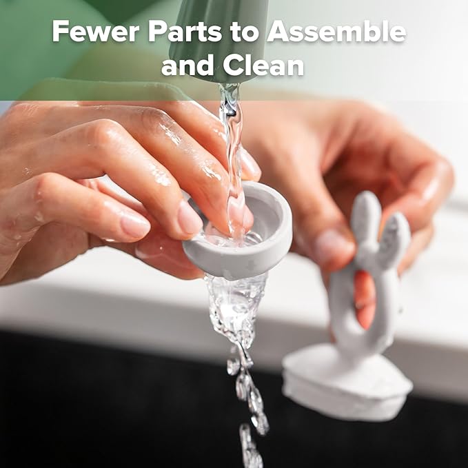 Haakaa Baby Fruit Food Feeder & Mini Freezer Nibble Tray Combo, Breastmilk Popsicle Molds for Baby Cooling Relief, BPA Free Silicone Feeder for Safe Infant Self Feeding, 4 Month+ (Slate Grey)