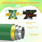 Climbing Dome, 10FT Dome Climber with Hammock & Swing for Kids 3-10, Kids Outdoor Jungle Gym Supports 1000lbs, Easy Assembly Playground Jungle Gym Backyard Play Equipment, Yellow+Green