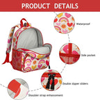 Toddler Backpack for Girls 3-8: Preschool Kindergarten Backpack - Cute Kids Backpacks for Girls-Rainbow Heart
