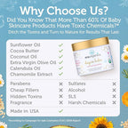 Era Organics Baby Diaper Balm - USDA Organic Ointment Cream Extra Soothing and Nourishing for Dry, Sensitive Skin - All Natural to Help Excess Moisture, Rash or Chafing