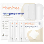 Cooling Nipple Pads for Breastfeeding: Hydrogel Gel Pad Instant Cooling Relief | Promotes Healing Irritated Nipples - 4Packs(8 Count)