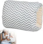 Cozy Cradle Pillow, Cozy Cradle Arm Pillow, Baby Nursing Pillow Head Support Pillow for Breastfeeding Bottle Feeding (Light Grey Crown)
