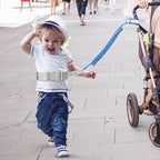 Accmor Toddler Leash with Reflective Baby Anti Lost Wrist Link, 2 in 1 Kids Walking Harnesses Belt Leashes with Key Lock for Boys Age 1-4, Keep Child Close Wristband Rope Tether for Outdoor Travel