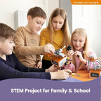 Creator Kit for VinciBot Robotic with 434+ Building Blocks & 20 Building Cases for Kids School STEM Education Class, DIY Science Experiment Kit for Kids Ages 8-12