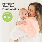 Organic Burp Cloths Baby Boy, Girl - 6-Pack Large Cotton Burping Cloths for Babies, Spit Up Rags, Super Absorbent, Ultra Soft Newborn Rag, Gender Neutral, Machine Washable, Durable(Butterflies)