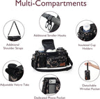 Momcozy Universal Stroller Organizer with Insulated Cup Holder Detachable Phone Bag & Shoulder Strap, Fits for Stroller like Uppababy, Baby Jogger, Britax, BOB, Umbrella and Pet Stroller