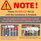 TSAYAWA Narrow Baby gate Baby Safety Gate 24.02-29Inch Auto Close Child Gates, Pressure Mounted Gate for Stairs & Doorways, Indoor/Outdoor Heavy-Duty Pet Gate for Toddlers, Dogs, White