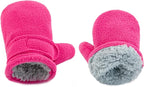 BAVST Baby Toddler Winter Mittens Girls Warm Fleece Lined Gloves Kids Sherpa Lined Mittens for Boys