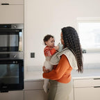 mushie Trainer Sippy Cup | Made in Denmark | Leak Resistant Twist-Off Lid & Handles | 6 Months + (Cloud)