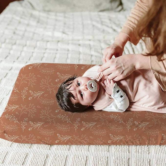 BROLEX Changing Pad Covers for Baby: Boy Girls Ultra Stretchy Soft 2 Pack, Fox Foliage