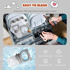 Baby Fruit Food Feeder & Breastmilk Popsicle Molds for Teething Relief, Baby Feeding Sets, 1 Freezer Tray with Lid & 1 Teether Toy & 1 Silicone Teething Pacifier Feeder, Extra Food Pouches (Grey)