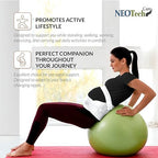 NeoTech Care Pregnancy Support Maternity Belt, Waist/Back/Abdomen Band, Belly Brace (Size XXL, Ivory Color)