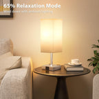 Light Gold Touch Lamps Set of 2 - Nightstand Lamp with USB-C + A Charge Ports & AC Outlets, 3-Way Dimmable Bedside Lamp, Small Table Lamp Light for Bedroom (Bulb Included)