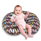 Nursing Pillow, Breastfeeding Pillow with Removable Cover, Ergonomic Breast Feeding Pillow, Baby Feeding Support Cushion for Mom Easier Breastfeeding- Original Size/Feather